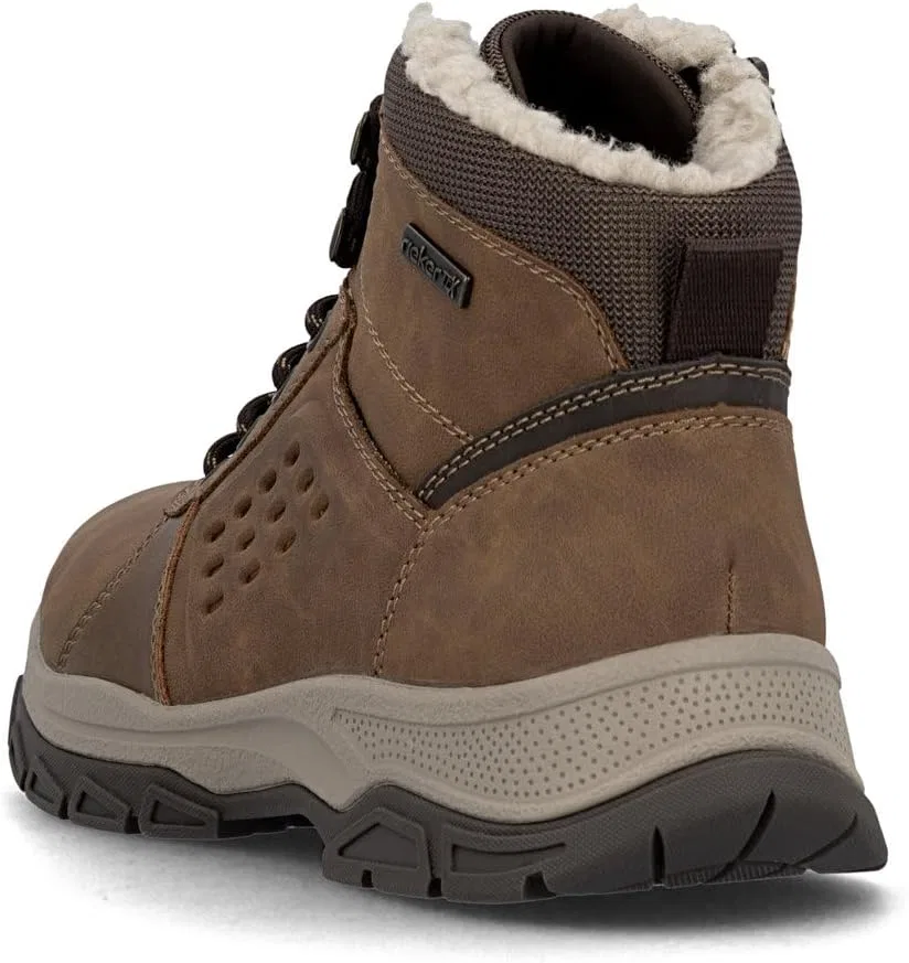Rieker RiekerTEX 30201 Мужские зимние ботинки, свободная стелька, водоотталкивающая,, Brown 24 — фото 3