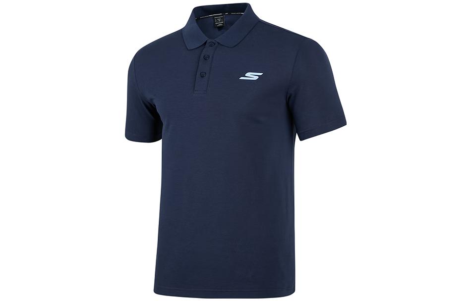 

Спортивная коллекция мужских рубашек-поло Skechers, Marine Collegiate Blue/02MZ