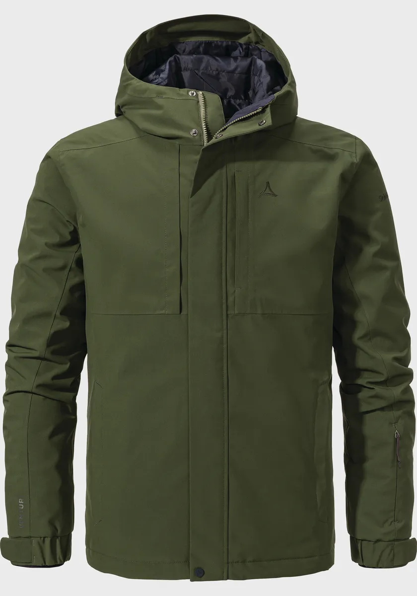 

Уличная куртка Schöffel "Ins Jacket Antwerpen M", с капюшоном, зеленый