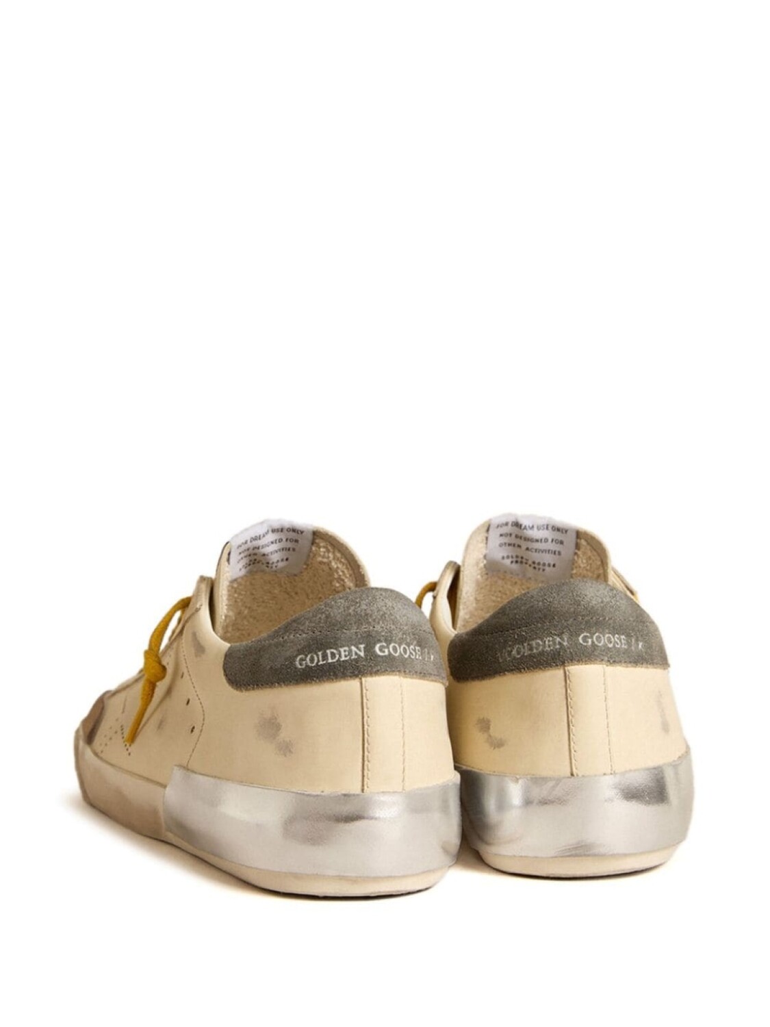 Golden Goose кеды Super-Star Penstar с перфорацией, нейтральный цвет — фото 4