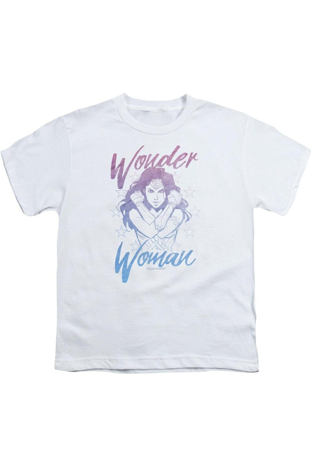 

Футболка с коротким рукавом для подростков "Wonder Woman Movie Retro Stance" Gildan, белый