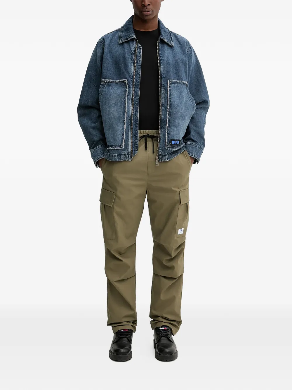 

Брюки-карго на завязках Hugo, зеленый