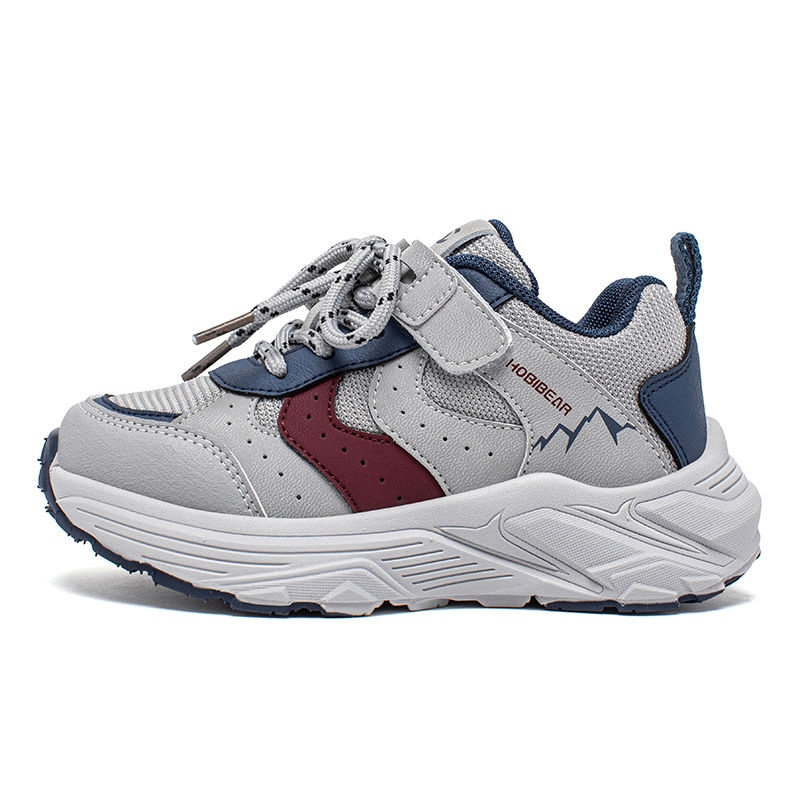 

HOBIBEAR Низкие детские повседневные туфли серо-голубые Kids'