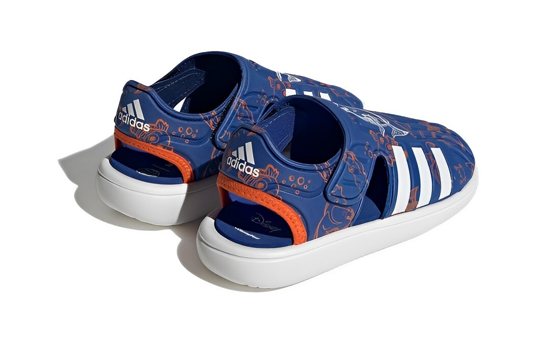 Детские сандалии Disney X Water Sandal PS Белый/Королевский синий/Папоротниковый зеленый Adidas — фото 4