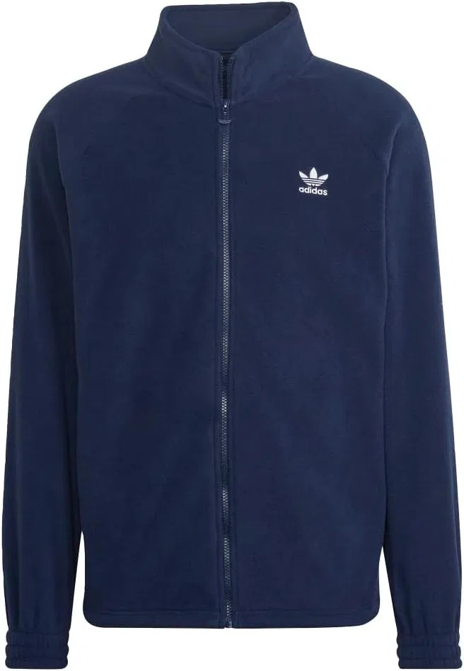 Мужская куртка из теддифлиса adidas Originals Adicolor Trefoil — фото 2