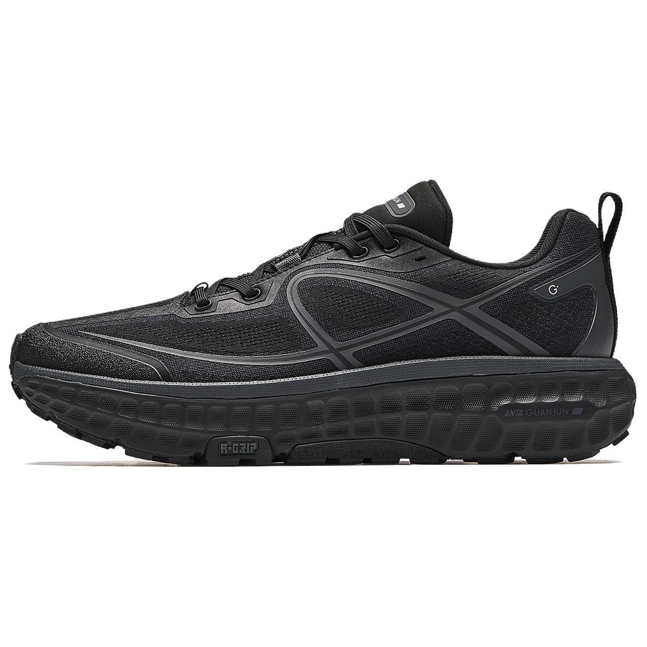 

Кроссовки Champion Full Line 2 с амортизацией, износостойкие, легкие, низкие, повседневные, мужские, черно-серые ANTA, Black Gray