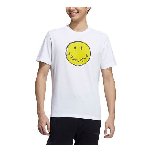 

Футболка neo casual sports breathable short sleeve white Adidas, белый
