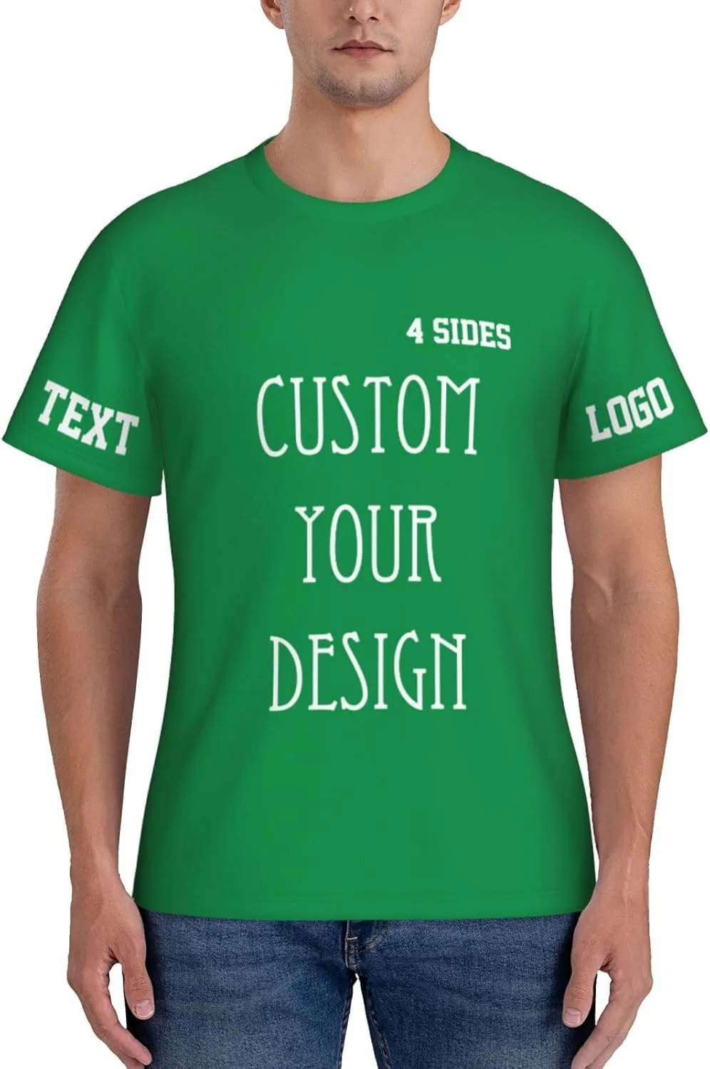 

Футболка Custom T Shirts 4-Side Printable с логотипом