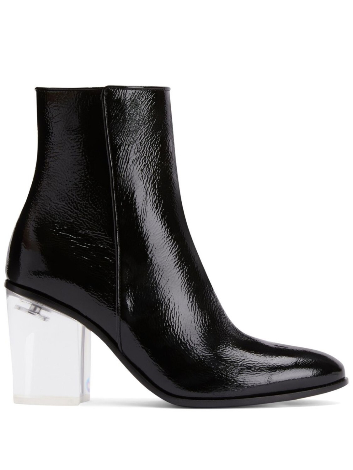 Giuseppe Zanotti ботильоны Enriette Plexy, черный