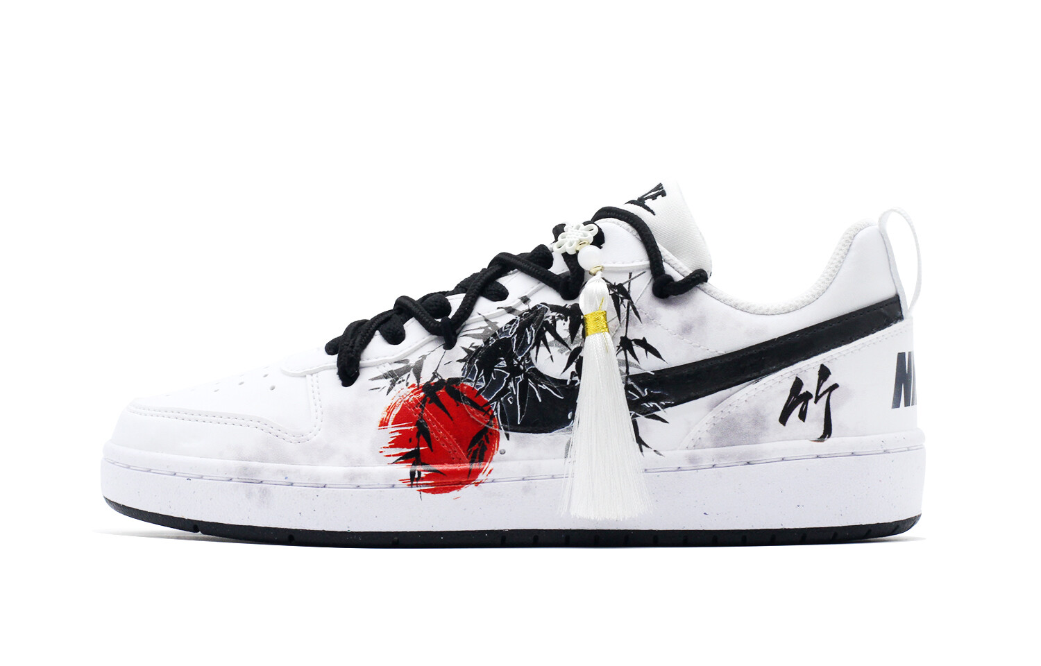 

Кроссовки Nike Court Borough Skateboard Shoes Women's Low-Top White Black, Черный, Кроссовки Nike Court Borough Skateboard Shoes Women's Low-Top White Black