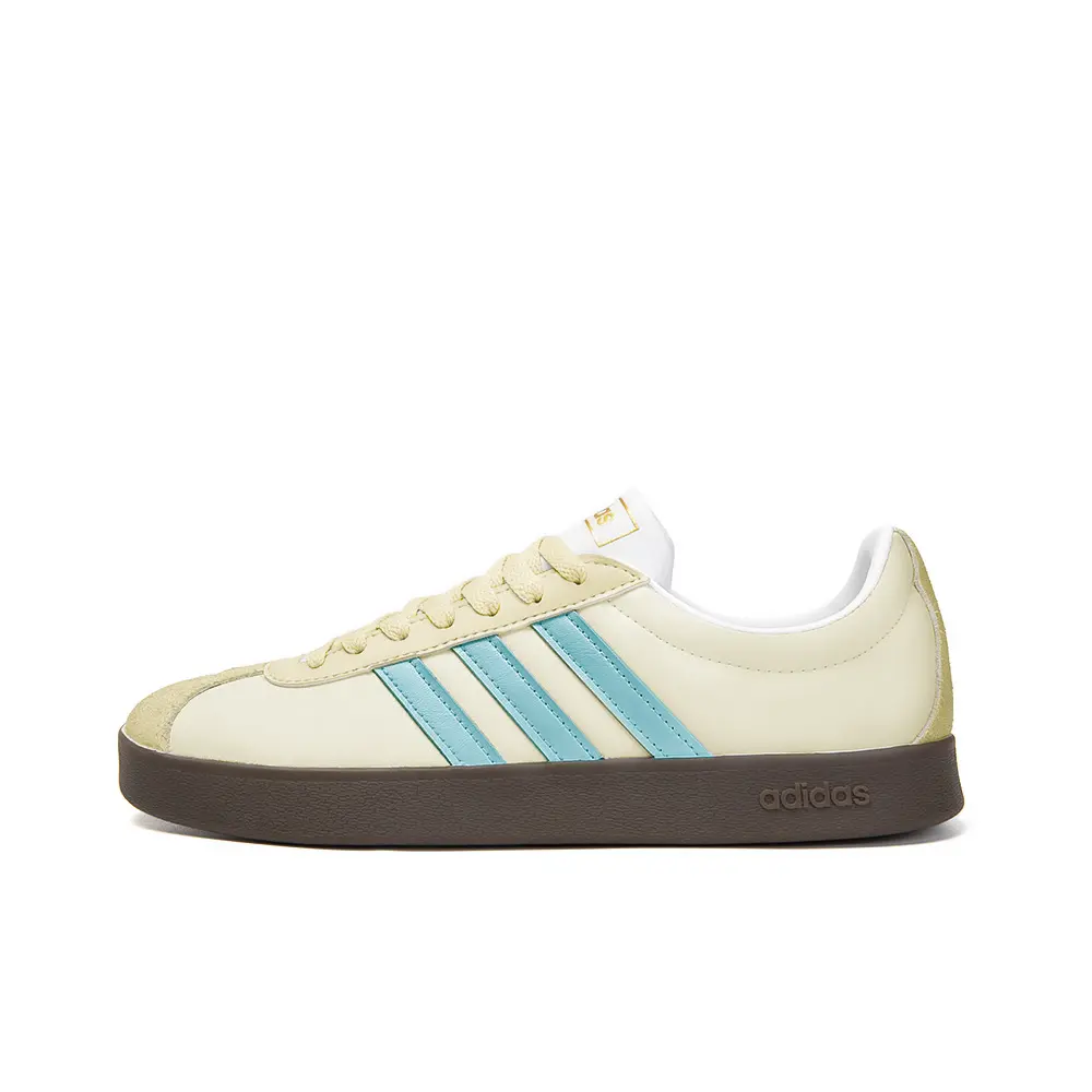 

Кроссовки adidas VL Court 2.0 Skateboarding Shoes Unisex Low-top White/Brown, цвет Champagne