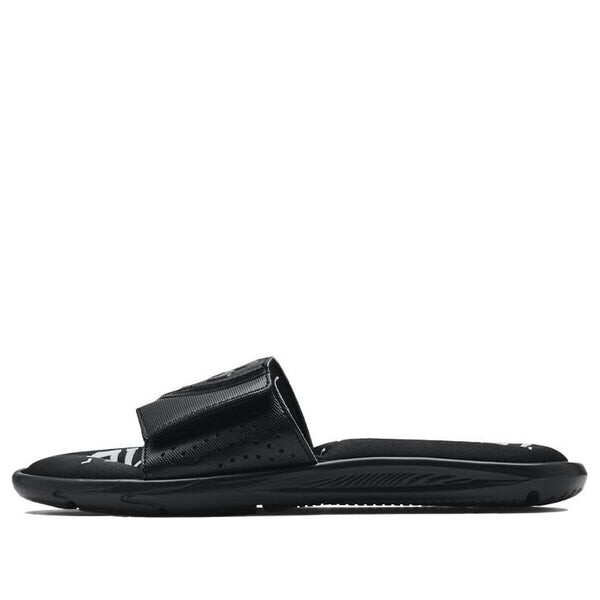 

Тапочки ignite 6 graphic strap slide 'black' Under Armour, черный
