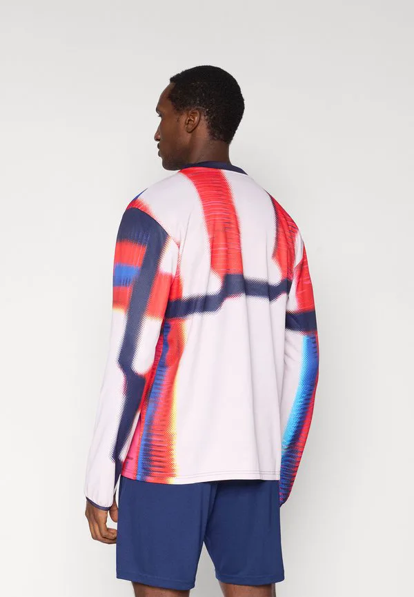 Фк бавария ss26 предматчевая теплая футболка клубная форма Adidas Performance, Noble Ink/Blue/Chalk Pearl — фото 3