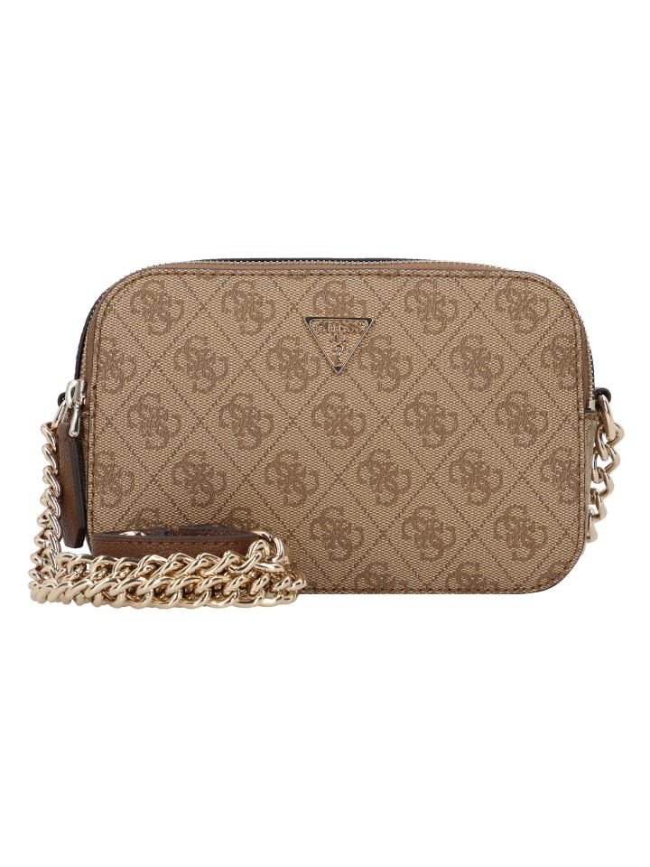 

Guess Сумка через плечо Noelle II, 20 см, цвет латте, коричневый с логотипом