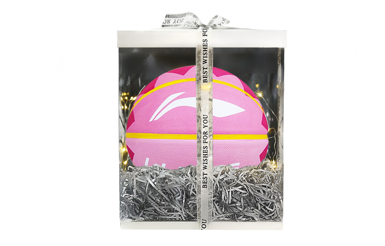 

LINING Резиновый баскетбольный мяч pink размер 7 тренировочный unisex china