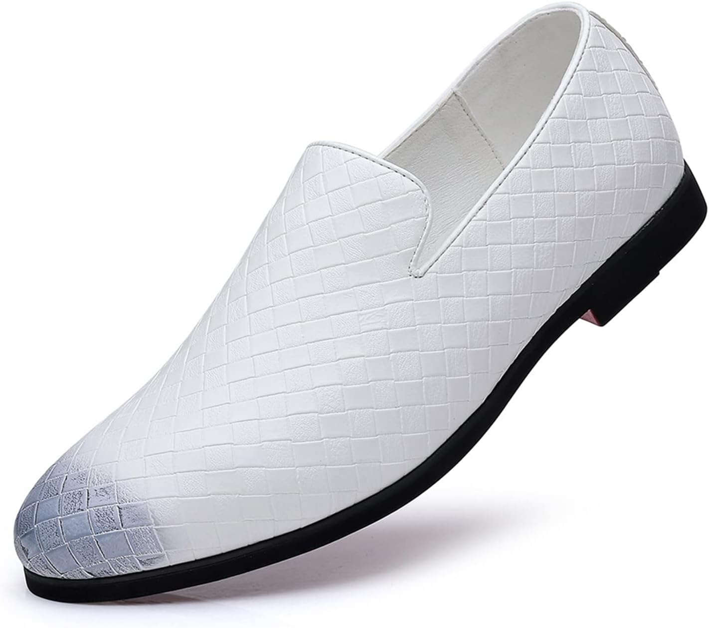 

Мужские оксфорды KYOESCAI, формальные деловые туфли, удобные слипоны для вождения, мокасины, белый