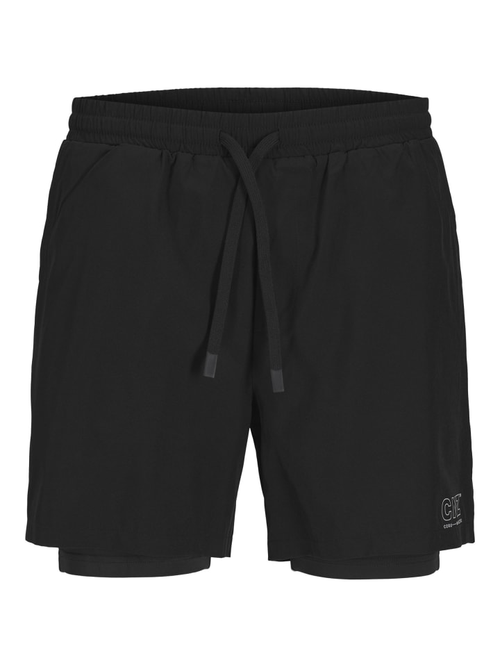 

Тканевые шорты Jack & Jones, черный