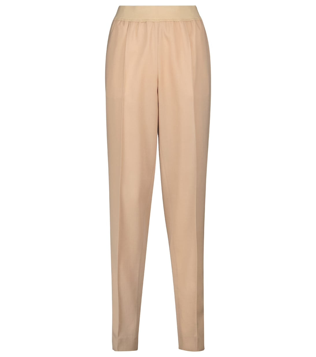 

Узкие брюки из натуральной шерсти с высокой талией Jil Sander, Dark Beige