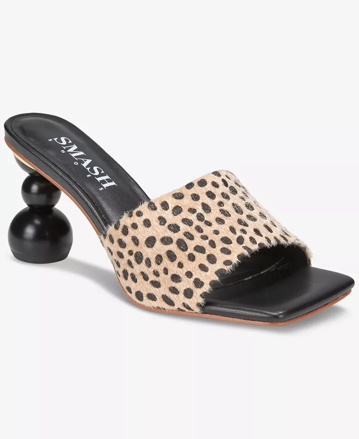 Женские босоножки Aria Bubble на каблуке - доступны расширенные размеры SMASH Shoes, мультиколор