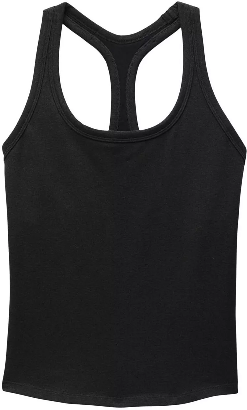 

Женская майка Prana Heavana Racerback, цвет Black Heather