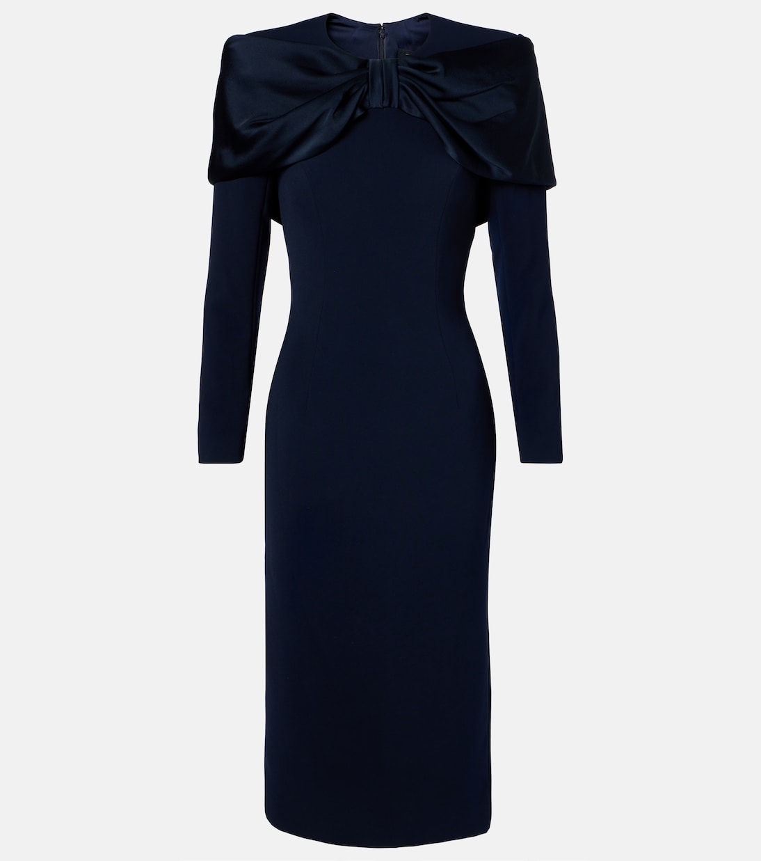 

Платье миди с накидкой Penny Jenny Packham, Ink
