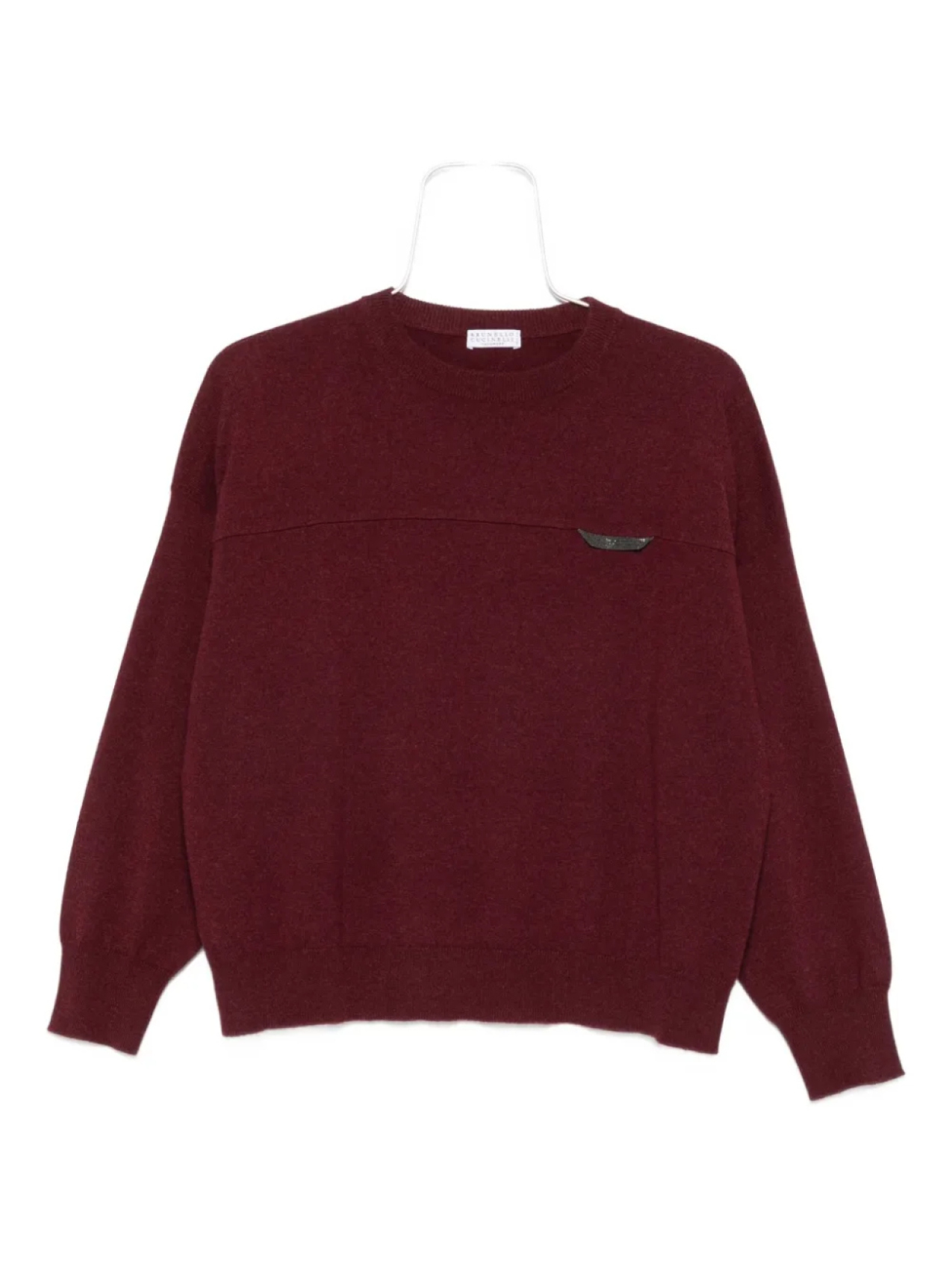 

Джемпер Brunello Cucinelli Monili с цепочкой, красный