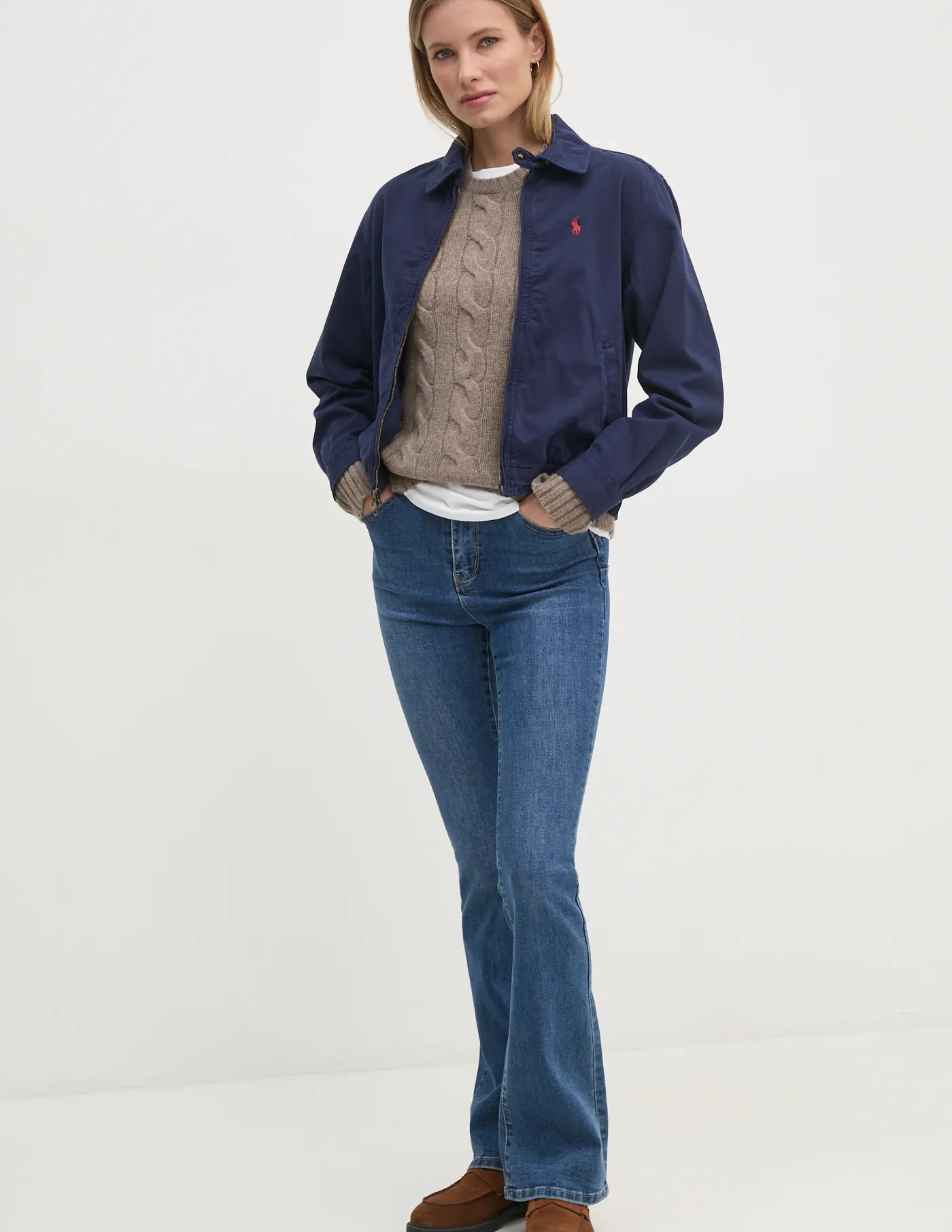 

Хлопковая куртка Polo Ralph Lauren, темно-синий