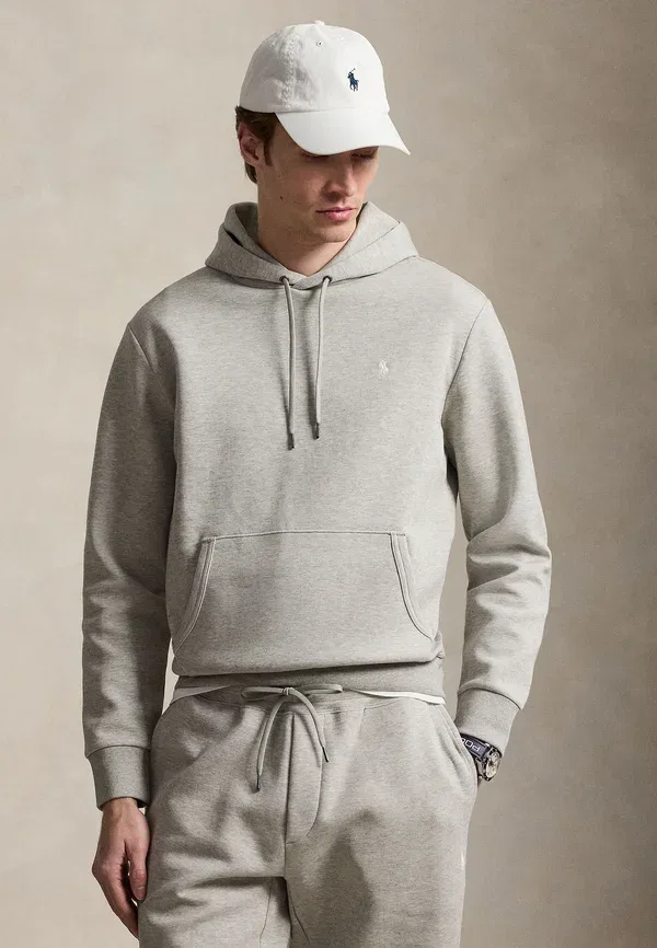 Толстовка с капюшоном двойной вязки Polo Ralph Lauren, тёмный спортивный вереск