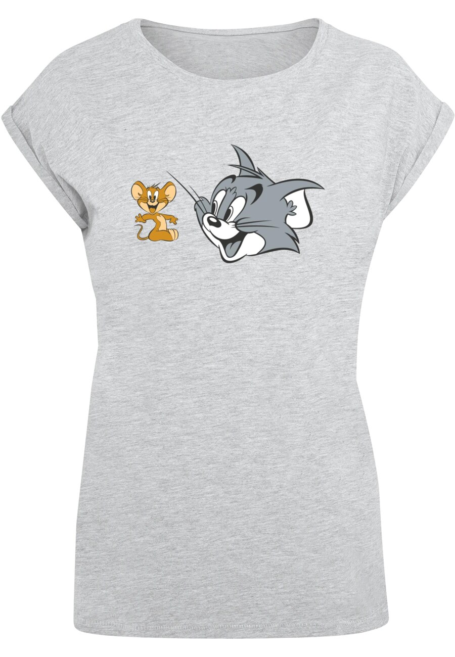 

Рубашка ABSOLUTE CULT Tom and Jerry - Simple Heads, цвет Grey/mottled grey