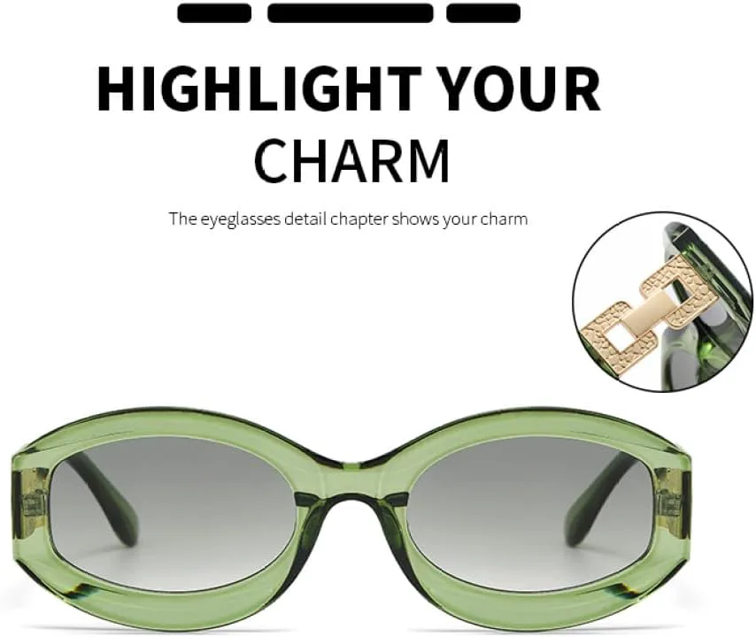 

Солнцезащитные очки LVTFCO овальной формы в винтажном стиле для женщин, ретро-очки, женские солнцезащитные очки, зеленые очки с защитой от УФ-излучения UV400, Leopard