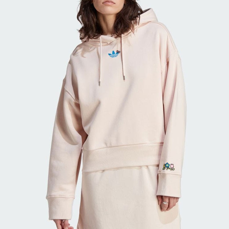 Свитшот HK HOODIE женский розовый Adidas Originals — фото 2