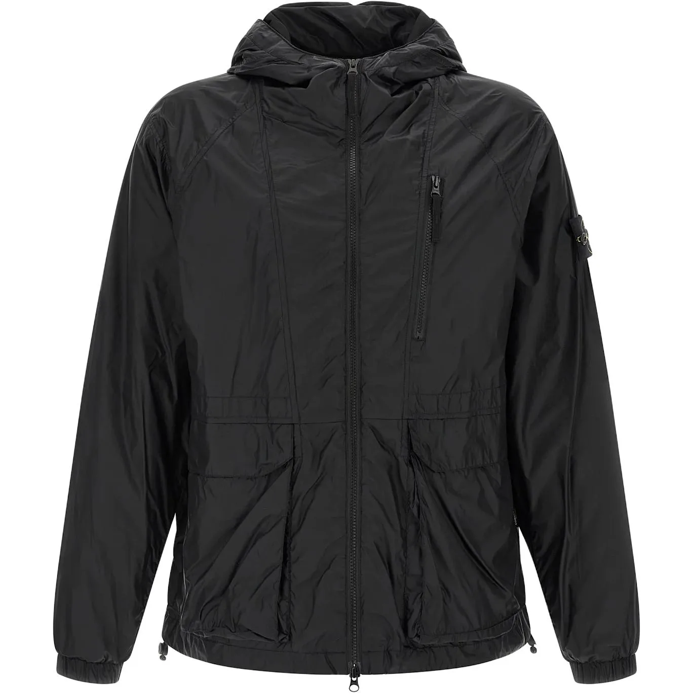 Куртка с капюшоном Ripstop STONE ISLAND, ink черный