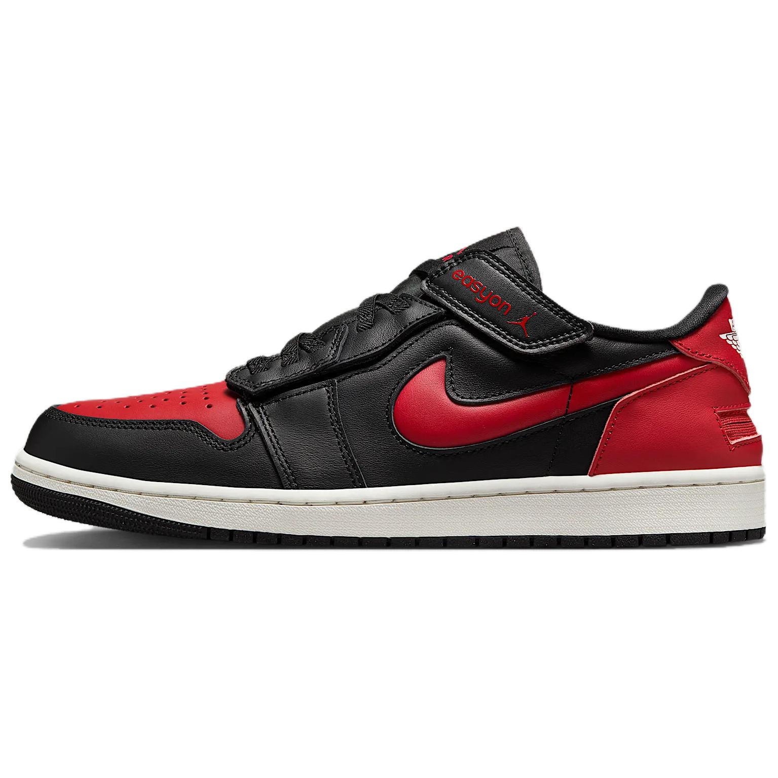 

Jordan Кроссовки 1 Low FlyEase Black Summit White Varsity Red