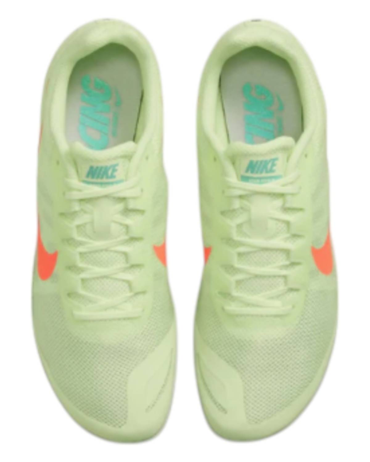 Мужские кроссовки Rival D 10 в цвете бледно-вольтовый/гипер оранжевый Nike — фото 4