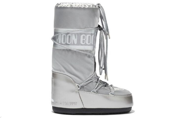Женские ботинки Moon Boot зимние на толстой подошве, серый — фото 2