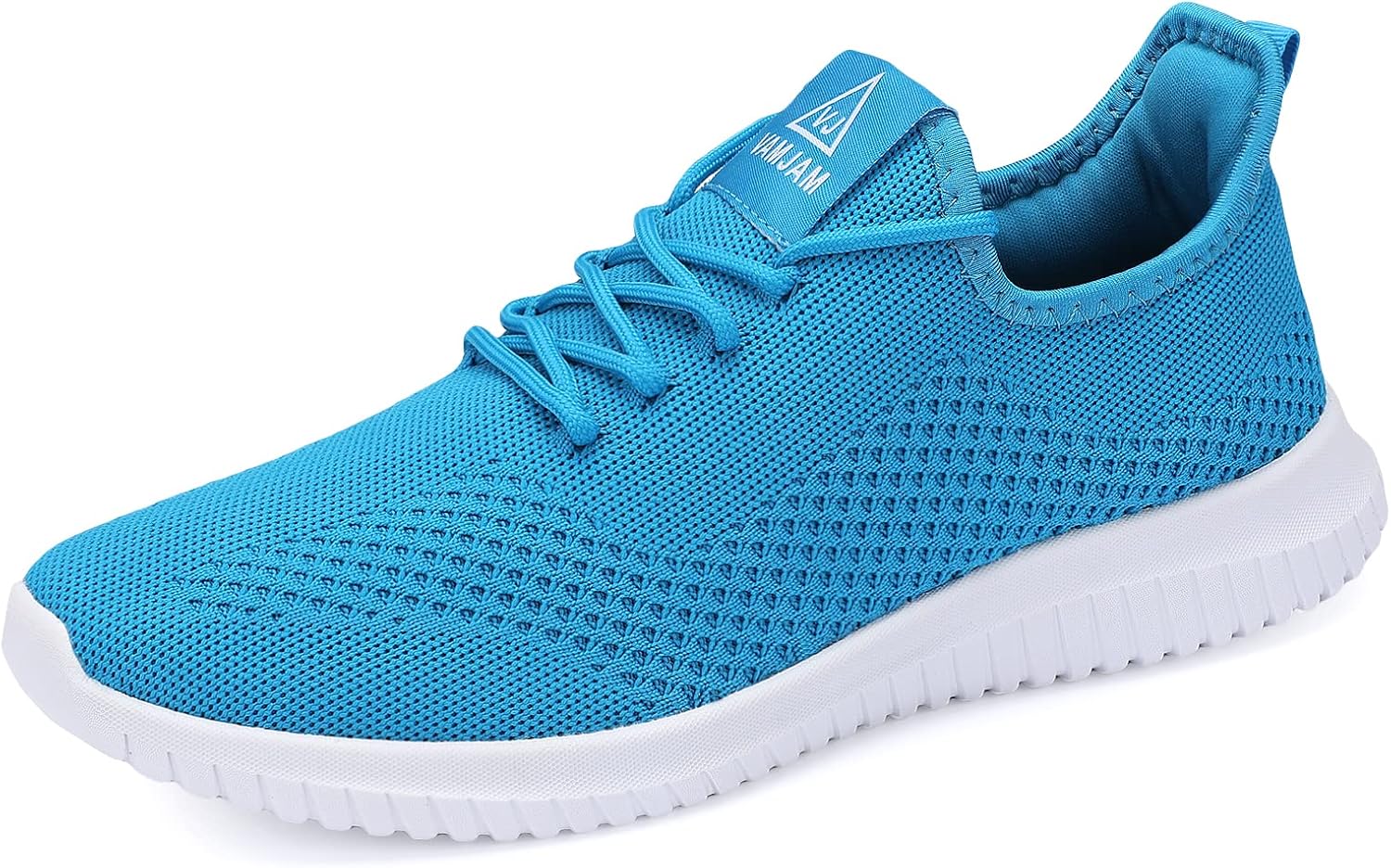 

Мужские кроссовки VAMJAM для бега, ультралегкие, дышащие, прогулочные, нескользящие спортивные модные кроссовки из сетки, для тренировок и повседневного спорта, синий