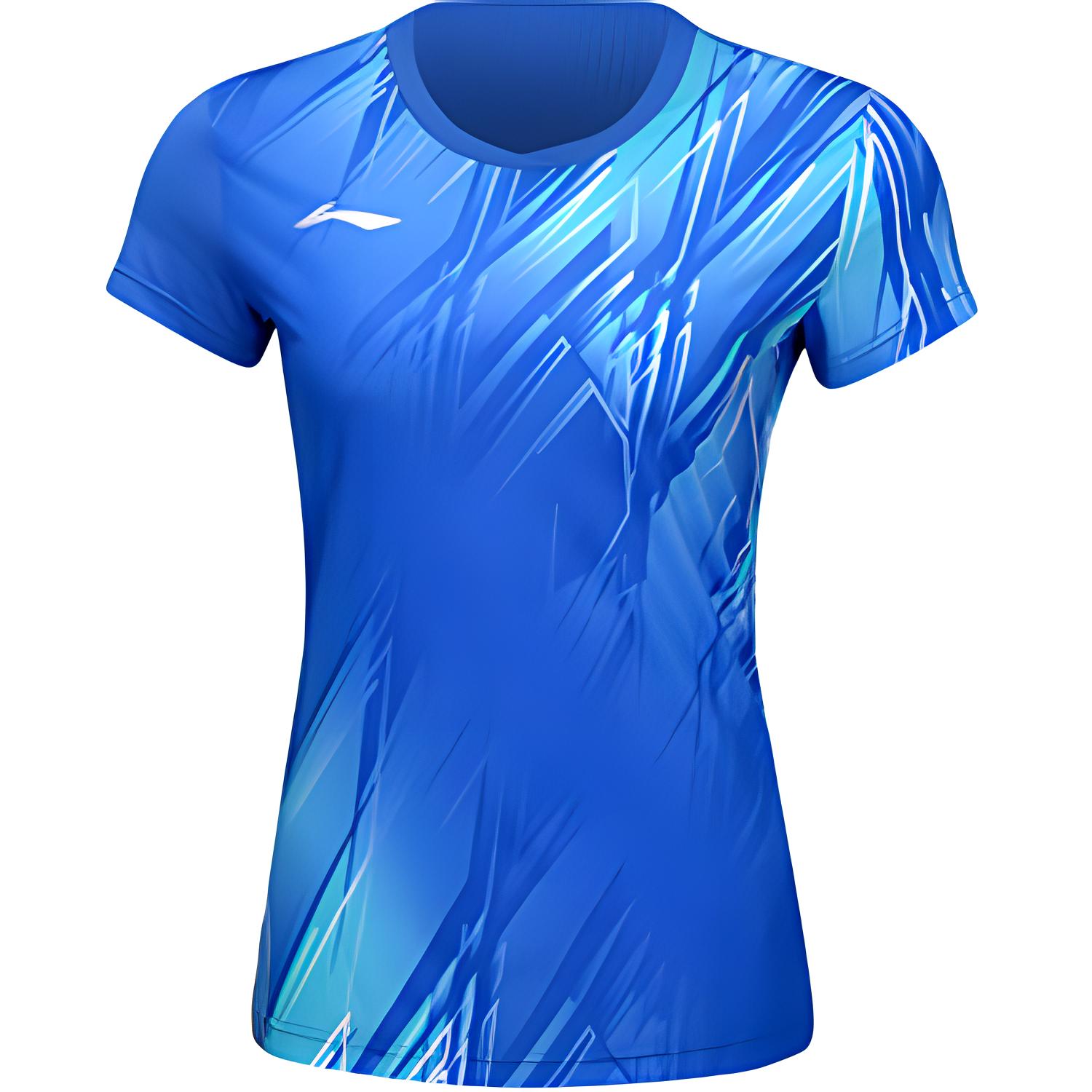 

Лининг серия для бадминтона женская одежда для бадминтона Crystal Blue