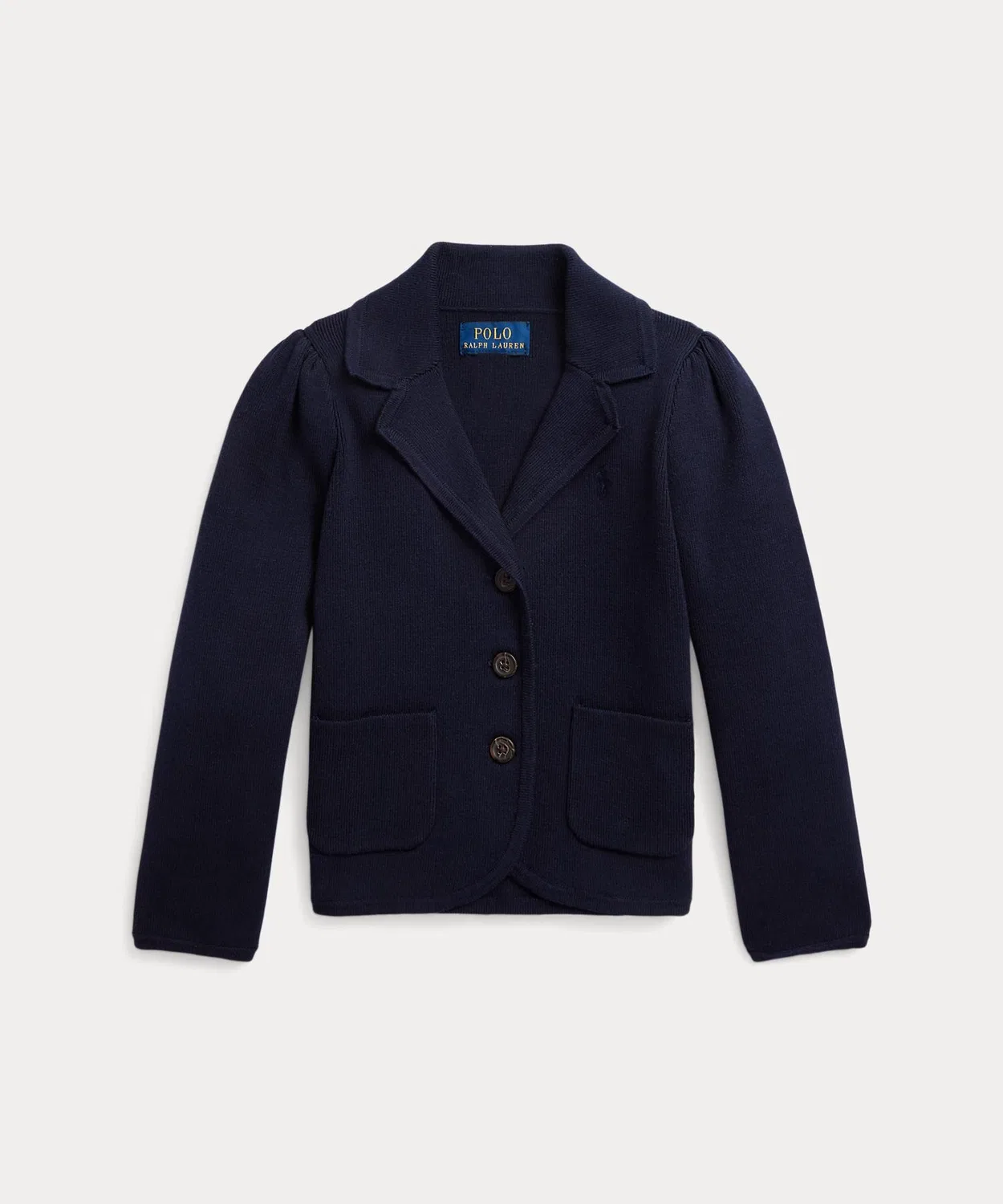 Детский блейзер-свитер Ralph Lauren из хлопка, тёмно-синий