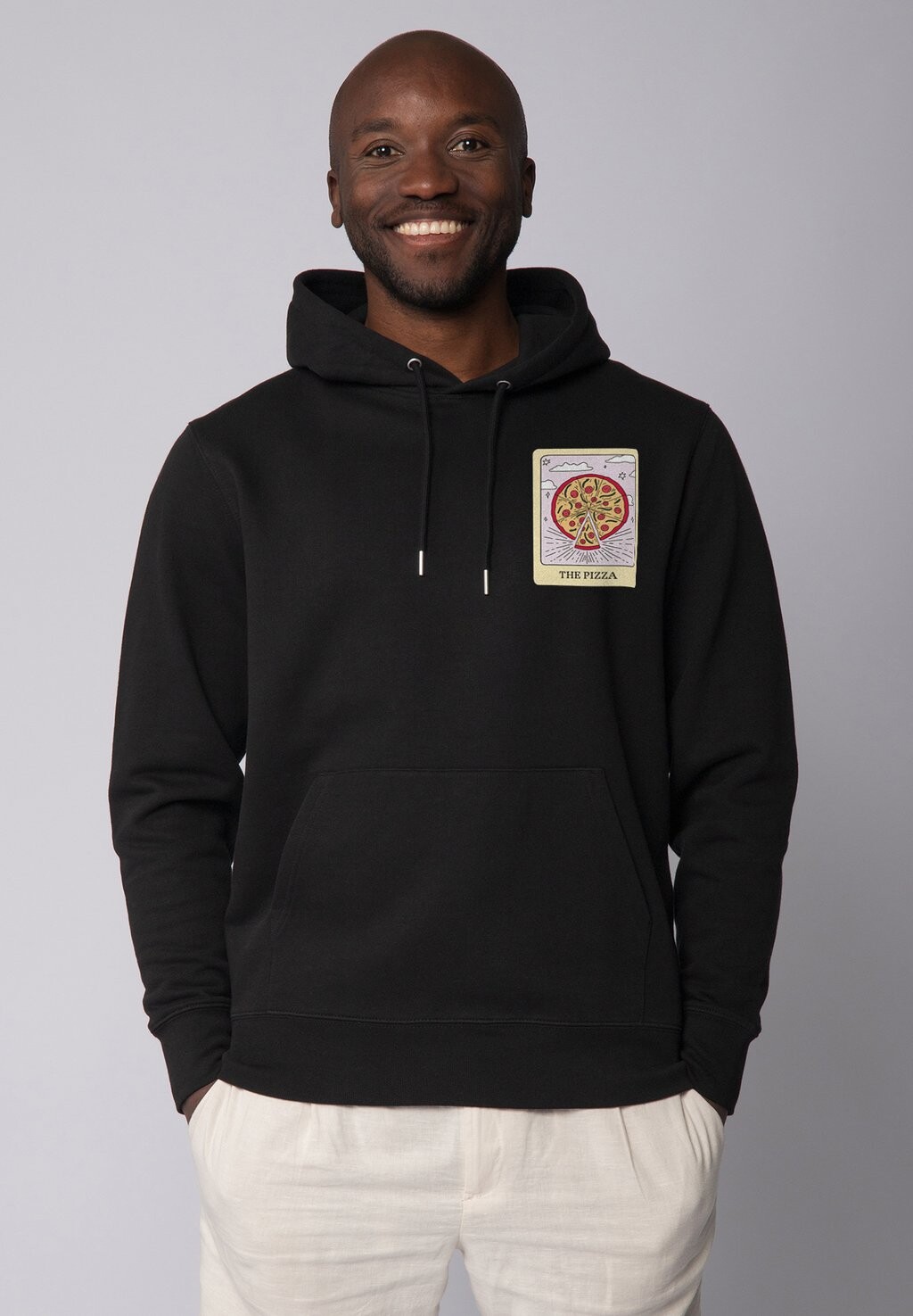 

Толстовка с капюшоном TAROT THE PIZZA watapparel, черный