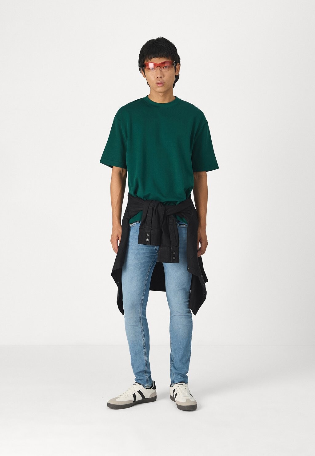 

Базовая футболка SLHLOOSE OSCAR O-NECK TEE Selected Homme, зеленый