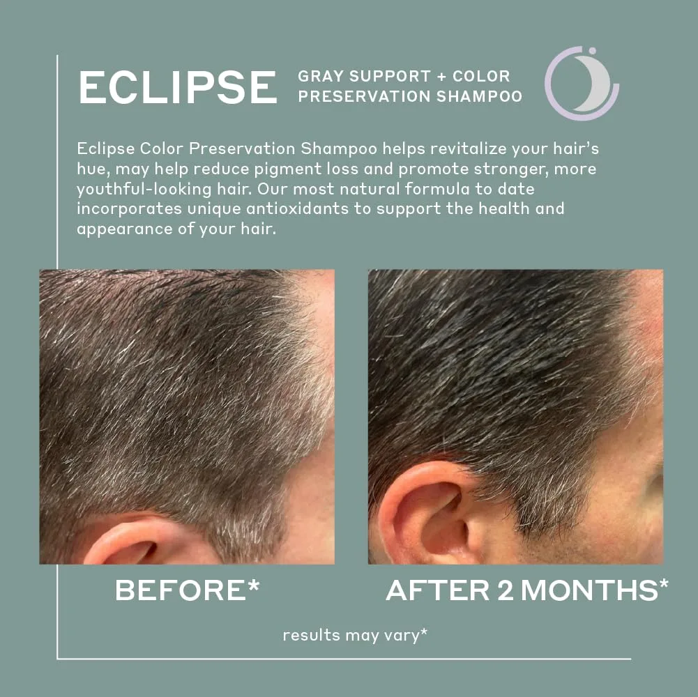 ZENAGEN Eclipse Color Preservation + Gray Support шампунь для усиления цвета волос, уменьшения седины, питания и укрепления стареющих волос, растительный, безопасный для окрашенных волос, для всех типов волос 200 мл (.) — фото 2