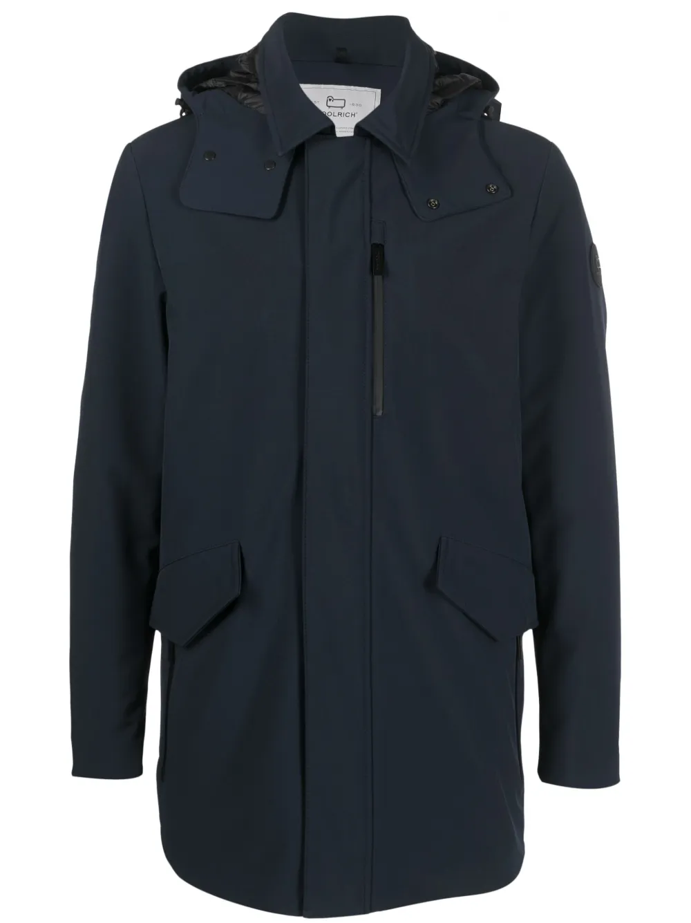 

Пуховик с капюшоном WOOLRICH, синий