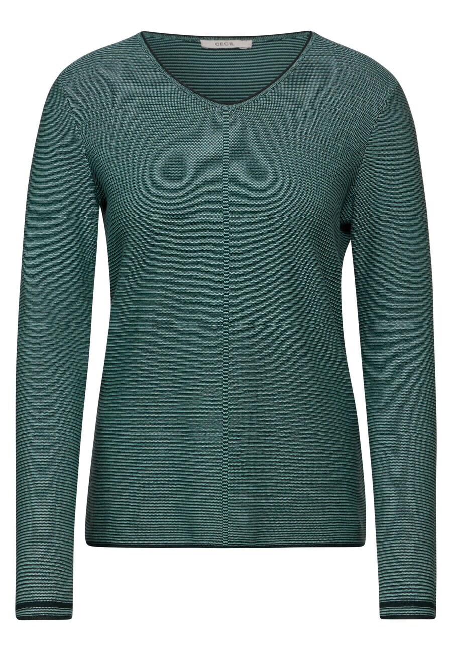 

Тонкий вязаный свитер CECIL Sweater, темно-зеленый