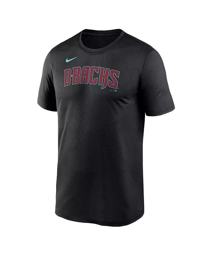 Мужская черная футболка Arizona Diamondbacks Fuse Legend Nike, черный — фото 3