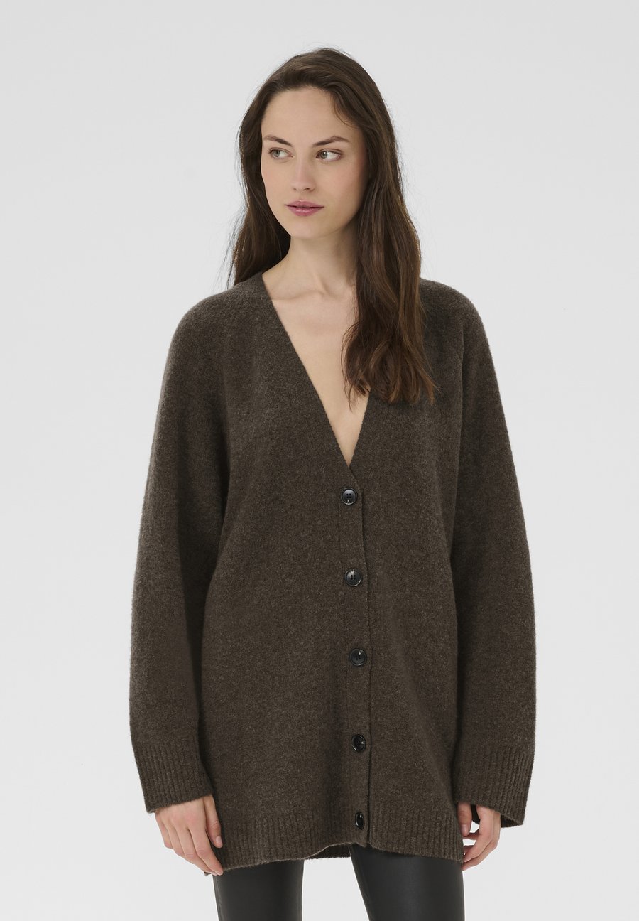 

Кардиган Karen by Simonsen Cardigan, Chocolate Chip Melange/Brown