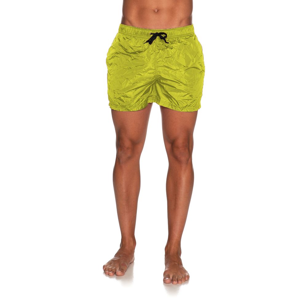 

Желтые нейлоновые мужские шорты для плавания Refrigiwear