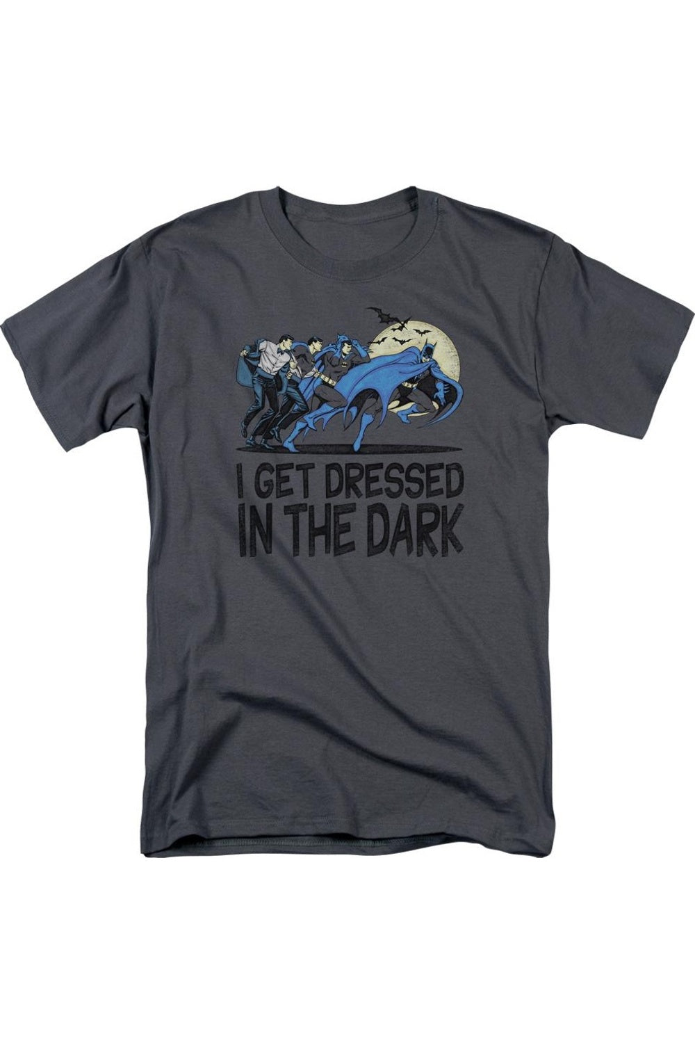 

Футболка с коротким рукавом для взрослых DC Comics Get Dressed Gildan, цвет charcoal