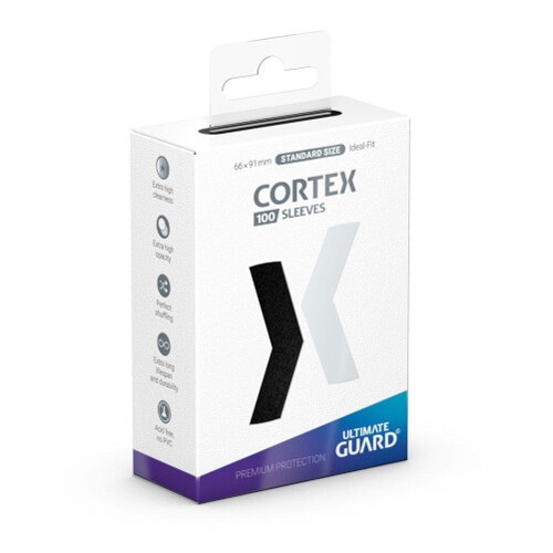

Чехол для карточек Ultimate Guard – Cortex Sleeves Standard Size – Black 100Pk
