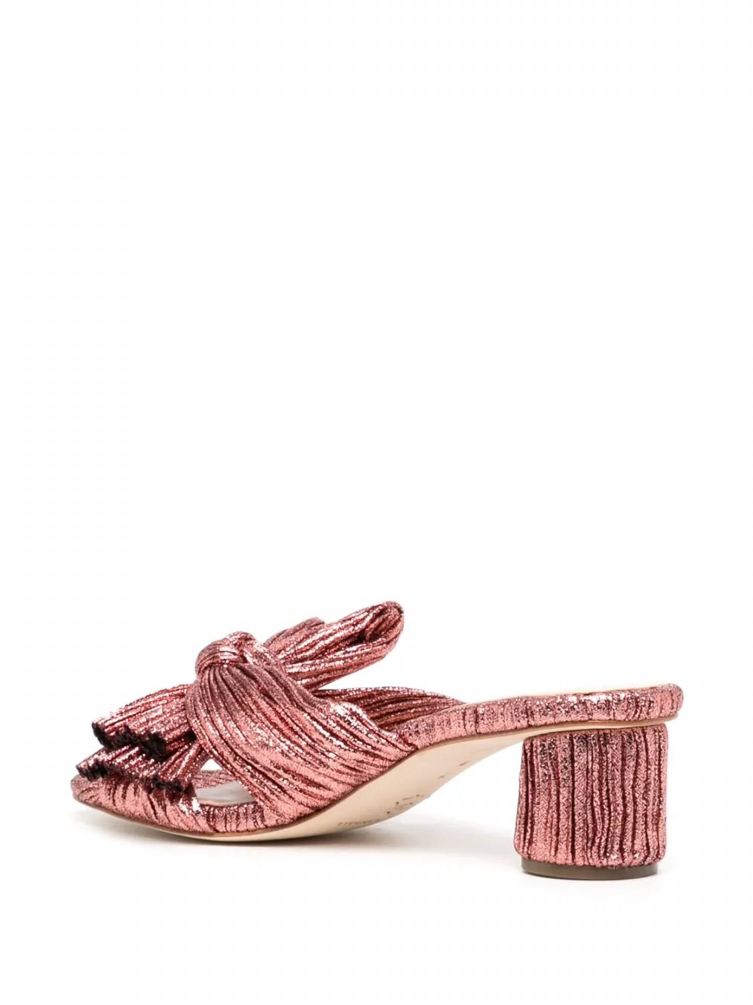 Женские туфли Penny на каблуке в ржаво-красном цвете Loeffler Randall — фото 3