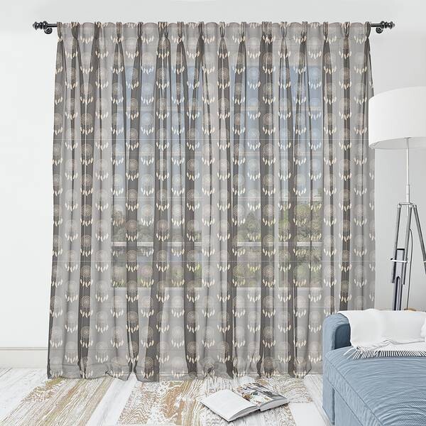 

Штора Abakuhaus Traumfänger 2 шт, 274x220x0,5 см цвет dunkler taupe und ecru